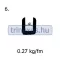 Gummiprofil EPDM Modell 6 SOL