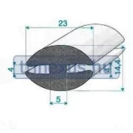 Gummiprofil EPDM H-Profil Glasklemme SOL