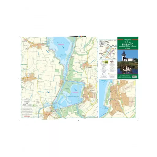 Buch, Touristenkarte des Theiß-Sees