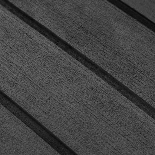 Bootsbodenbelag dunkelgrau-schwarz 240x90x0,6 cm