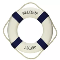 Rettungsring Dekor blau 50 cm