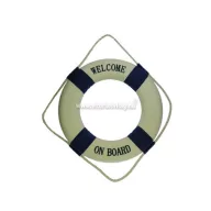 Rettungsring Dekor blau 14 cm