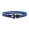 Armband CASTENA handgefertigt in verschiedenen Farben (blau) mit eleganter Schließe TRX