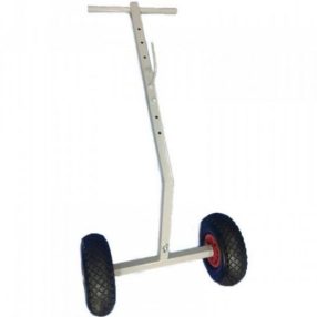   Kolibri-Transportrad in der Nase mit pulverbeschichtetem Gummirad aus Metall