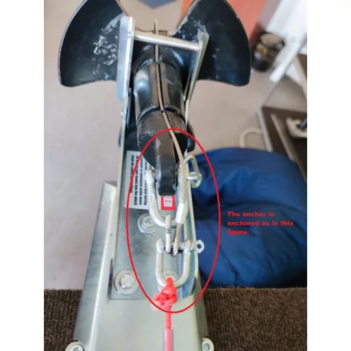 STRONGER Anker mit Sicherungsseil 8 kg