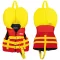 Kinderschwimmweste Airhead mit rot-gelbem Kragen 0-13 kg