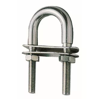 Festöse 100 x 48 mm U-förmig Edelstahl EVA