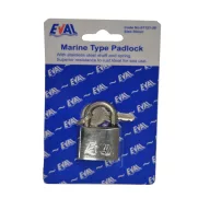 Vorhängeschloss kurz Bügel maritim 50 x 77 mm EVA