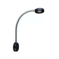 LED-Leselampe mit USB-Ladeanschluss schwarz EVA