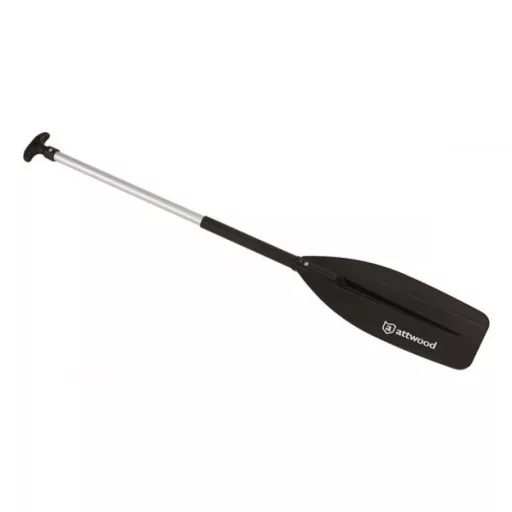 Ruderkanu Aluminium Kunststoff 150 cm schwarz