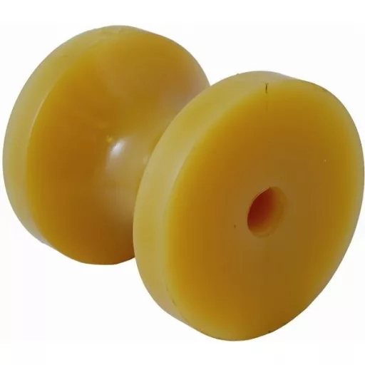 Anhänger-Stützrolle gelb 3'x3'