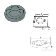 Decköffner Riegel Edelstahl EVA