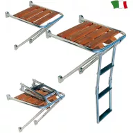 Plattformleiter 3 Grad Metall klappbar 75x23cm