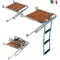 Plattformleiter 3 Grad Metall klappbar 75x23cm