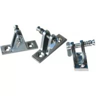 Bimini-Stützfuß aus Metall mit Schrägschraube 22 mm