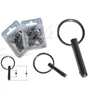 Sicherheitsnadel mit Ring Blister 6/30 mm 4 Stück