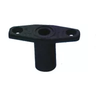 Bimini-Steckdose mit versenktem Kunststoffkern schwarz GFN