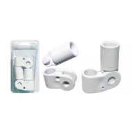   Bimini Basis für 20 mm Handlauf aus synthetischem weißem Paar