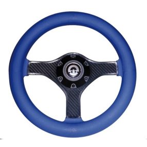 Lenker 3-Speichen blau 28 cm