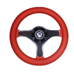 Lenker 3-Speichen rot 28 cm