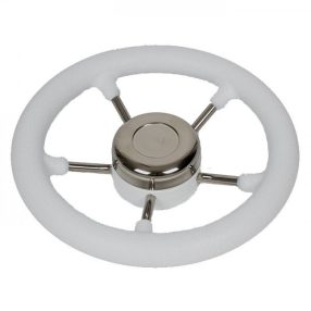 Lenkrad mit Speichen weiß 280 mm