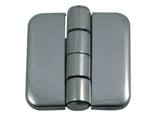Scharnier aus abgedeckter Edelstahlplatte 35,7 x 36,5 mm