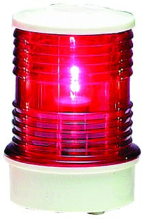 Hellrot 360° 90x63 mm im weißen Gehäuse