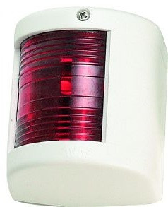 Hellrote LED 112,5°, weißes Gehäuse 