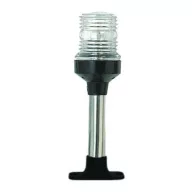 Rundumlicht weiß fest mit Sockel schwarz 15 cm EVA