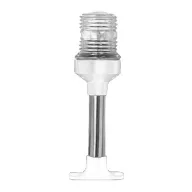 Rundumlicht weiß fest mit Sockel weiß 25 cm EVA