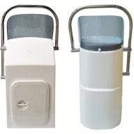Fahrstand mit Plexiglas, Stauraum, Geländer 86,5 cm