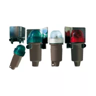 Rundleuchte weiß und Seitenleuchte grün-rot -Batteriesatz