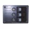 Schalttafel mit 3 einheitlichen LEDs