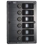 Schalttafel mit 6 einheitlichen LEDs