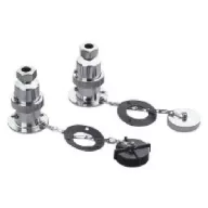 Elektrischer 3-poliger wasserdichter 3-A-Stecker aus Metall