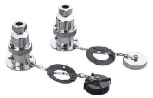 Elektrischer 3-poliger wasserdichter 3-A-Stecker aus Metall
