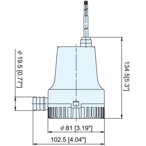 Bilgenpumpe 24V bis 1400GPH