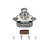 Druckriegel verchromt Kunststoff und Zink EVA