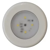   Deckenleuchte für die Kabine mit 4 LEDs aus Metall und weißem Kunststoff