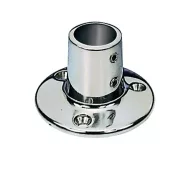 Handlaufbasis rund 90 Grad 22 mm edelsthal