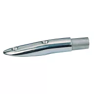   Endstück für Barrierenverbinder, horizontale Außenschraube, 22 mm, edelsthal