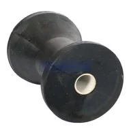 Anhängerstützrolle quadratisch schwarz 115x75 mm