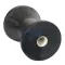 Anhängerstützrolle quadratisch schwarz 115x75 mm