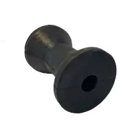 Anhänger-Stützrolle, weiß, quadratisch, 115 x 75 mm,