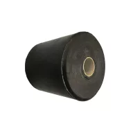 Anhänger-Seitenrolle schwarz 70x70 mm