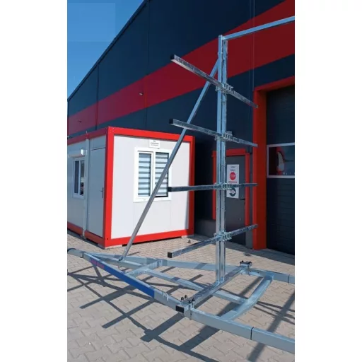 Anhänger Bootstransporter Alfa 750 kg + 8-achsiger Kajak/Bootstransportsatz mit geraden Armen