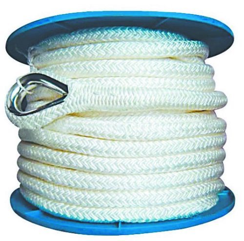 Ankerkabel mit Stahlseele 12 mm/30 m weiß