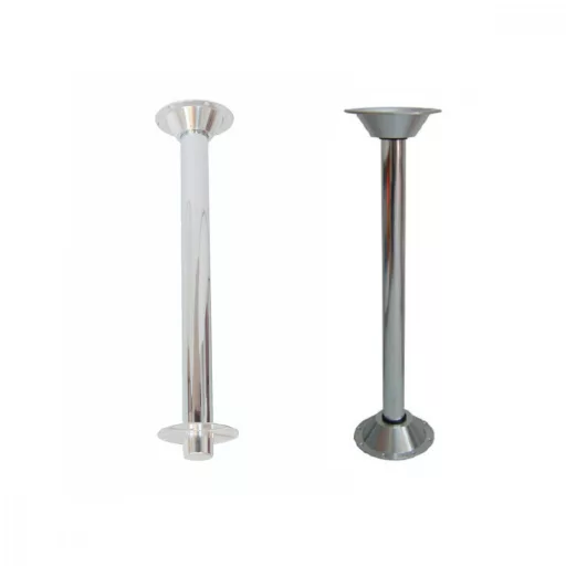 Tischbein oberes Aufnahmeelement Aluminium 165 mm