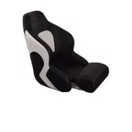Sitz Flip-up Deluxe Sport schwarz - weiß EVA
