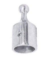 Biminihalter Metallhülse mit Kugelende 22 mm